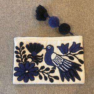 Noonday Collection Embroidered Forest Clutch